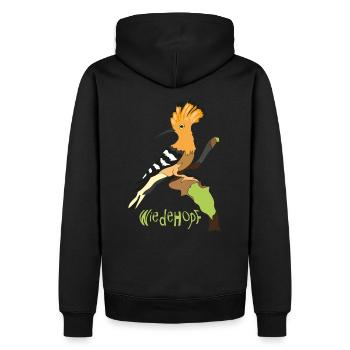 huppe - Sweat à capuche Premium bio Homme - noir - Dos - Nico (187cm)