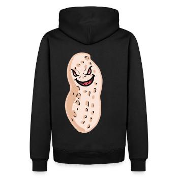 Cacahuètes d’Halloween - Sweat à capuche Premium bio Homme - noir - Dos - Nico (187cm)