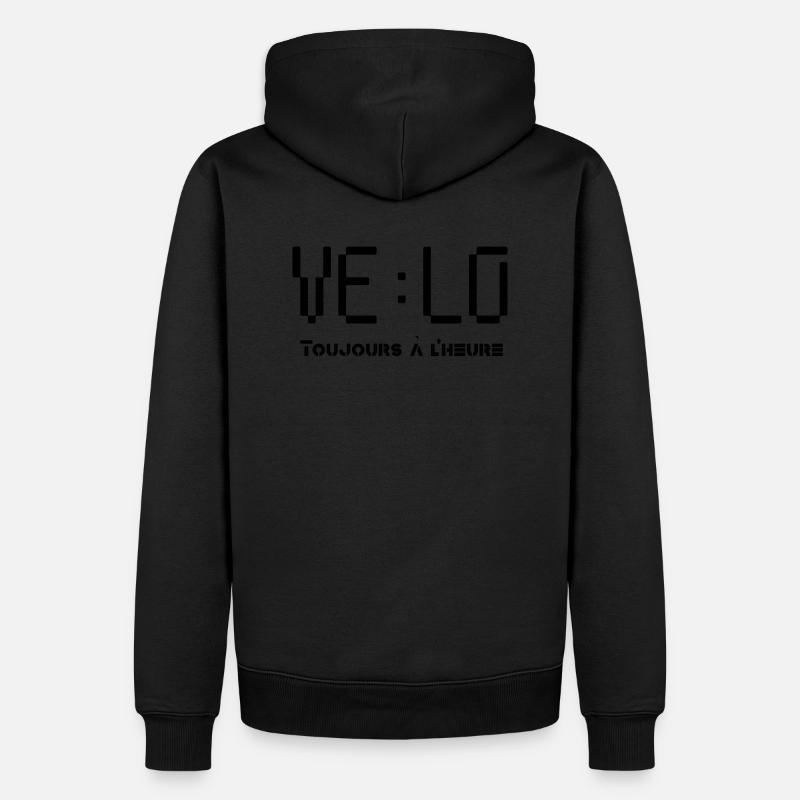 Fahrrad immer pünktlich - Männer Premium Bio Hoodie - undefined