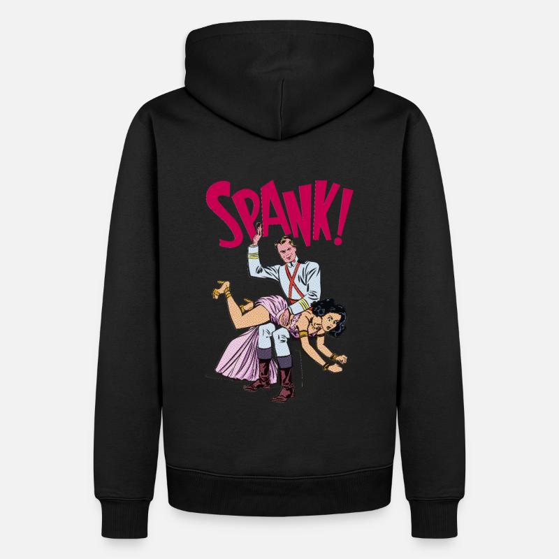 Spank ! - Sweat à capuche Premium bio Homme - undefined