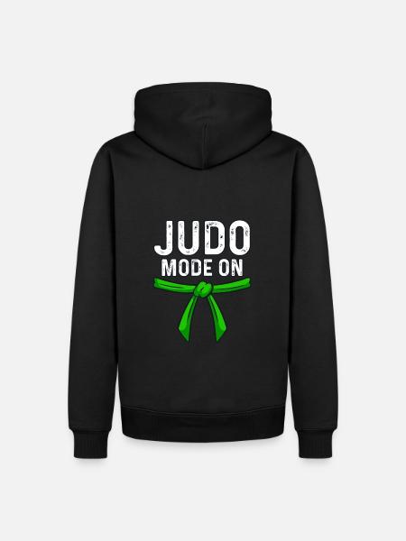 Judo Mode on - Men’s Premium Organic Hoodie - black