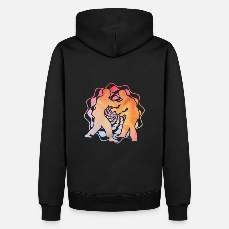 Judo - Männer Premium Bio Hoodie - Schwarz