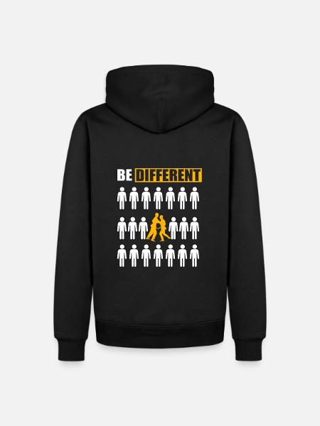 Be Different Judo - Men’s Premium Organic Hoodie - black