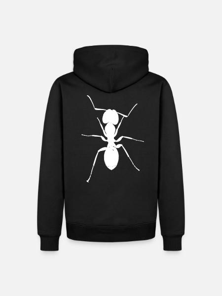 Ant - Men’s Premium Organic Hoodie - black