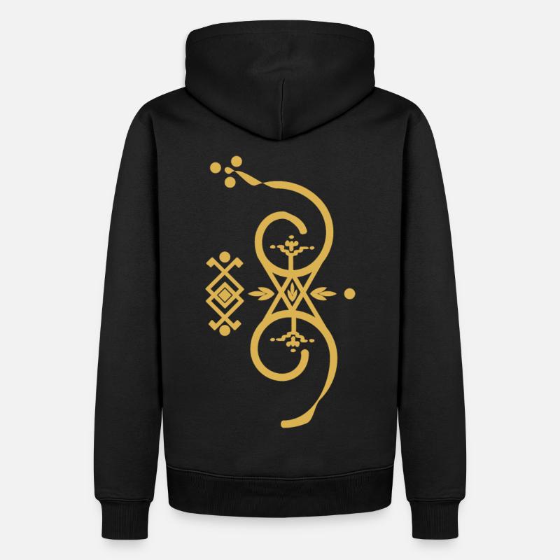 Amazigh symbole berbère - Sweat à capuche Premium bio Homme - noir