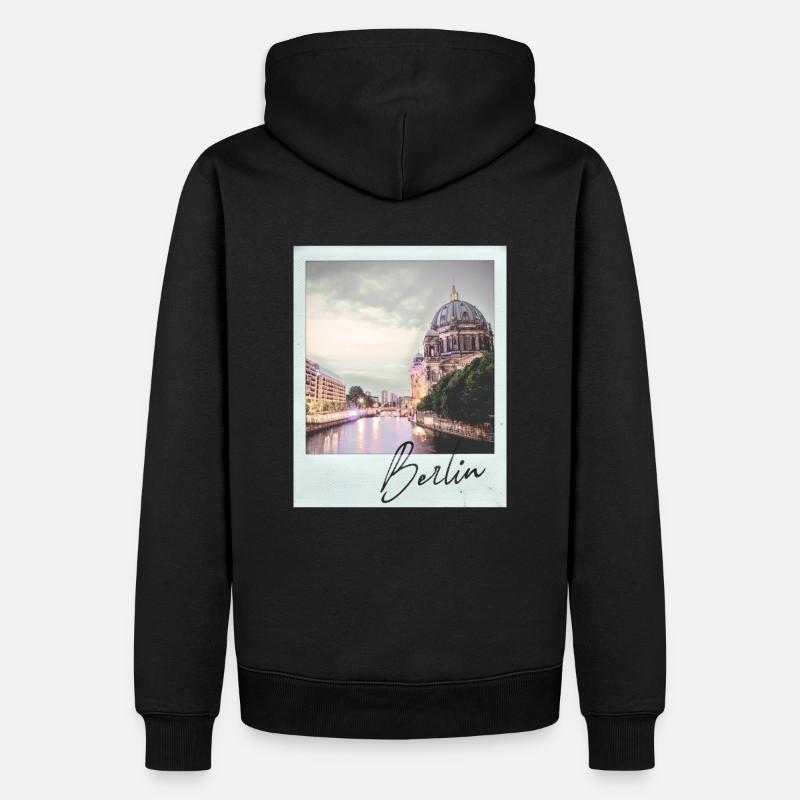 Berliner Dom - Sweat à capuche Premium bio Homme - noir