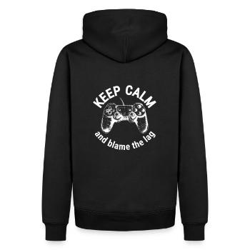 Chemise pour les joueurs. Idée cadeau unique pour le joueur - Sweat à capuche Premium bio Homme - noir - Dos - Nico (187cm)