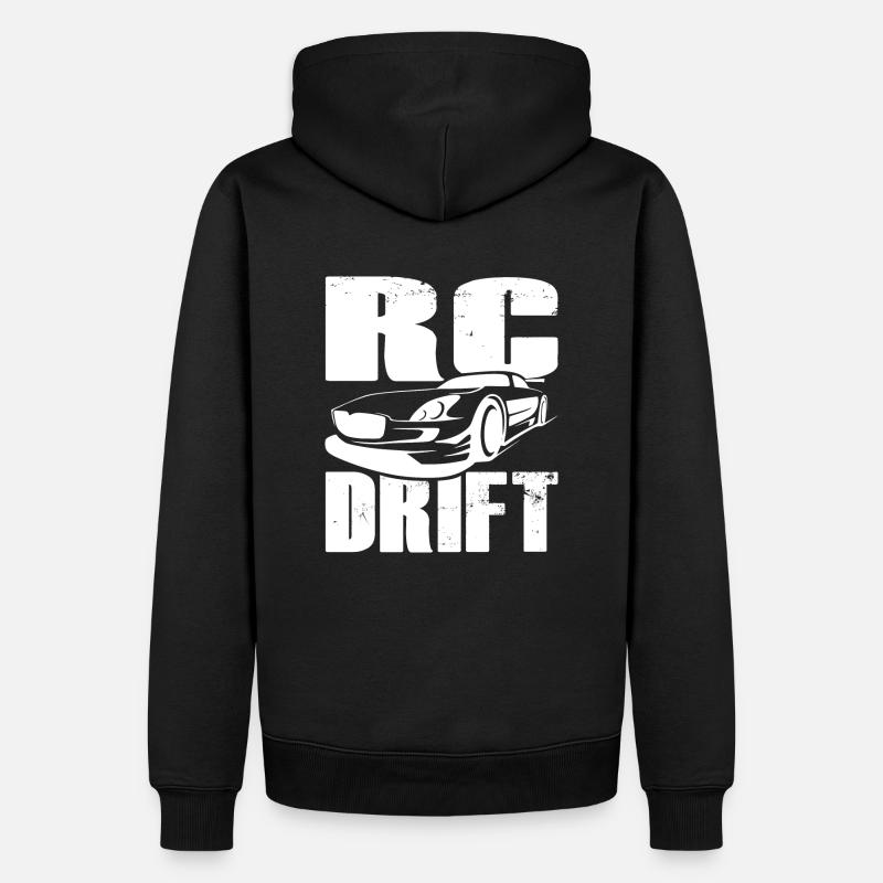 RC - dérive - Sweat à capuche Premium bio Homme - noir