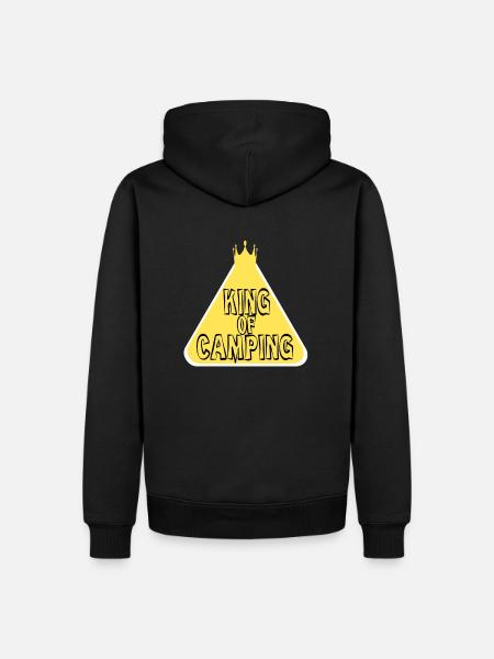 CAMPING KING - Men’s Premium Organic Hoodie - black