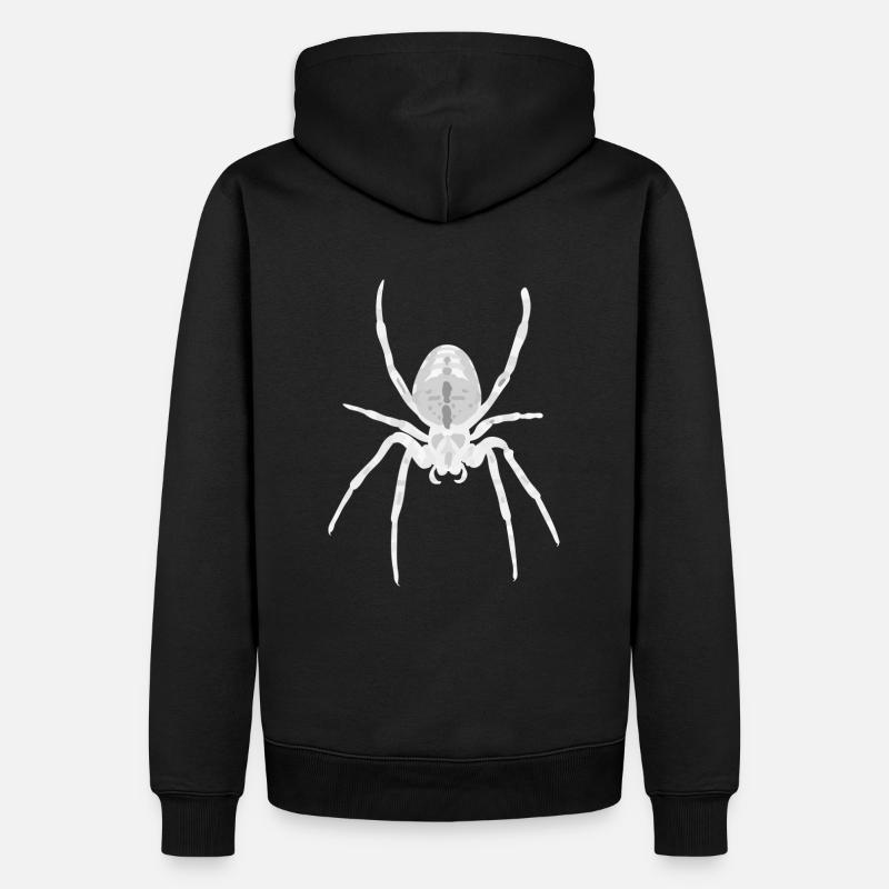 Araignée Halloween - Sweat à capuche Premium bio Homme - noir