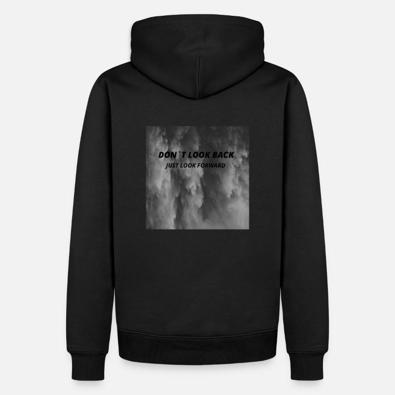 Pull avec spuch - Sweat à capuche Premium bio Homme - noir