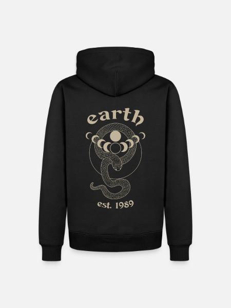 danger noodle - Men’s Premium Organic Hoodie - black