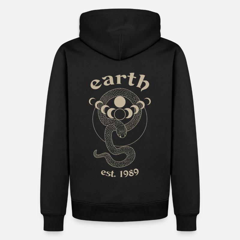nouilles de danger - Sweat à capuche Premium bio Homme - noir