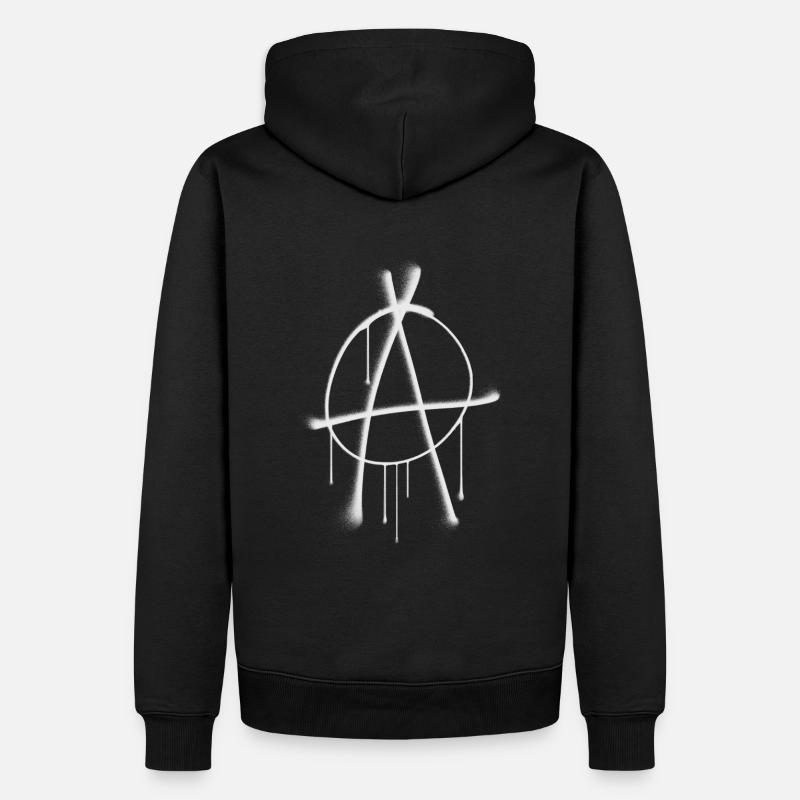 Anarchy - Men’s Premium Organic Hoodie - black