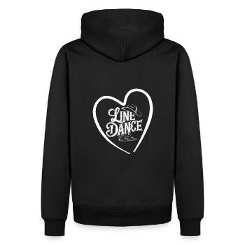 Conception de danse en ligne pour danseurs et groupe de danse - Sweat à capuche Premium bio Homme - noir - Dos - Nico (187cm)