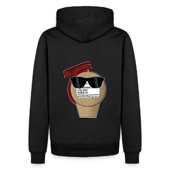 Pyro Sunglasses - Men’s Premium Organic Hoodie - black - Back - Nico (187cm)