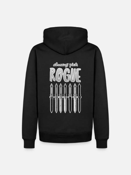 Immer Schurke wählen - grau - Männer Premium Bio Hoodie - Schwarz