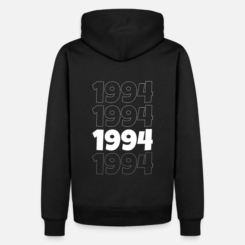 1994 - Männer Premium Bio Hoodie - Schwarz