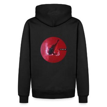 OUI, C’EST DE L’ART. - Sweat à capuche Premium bio Homme - noir - Dos - Nico (187cm)