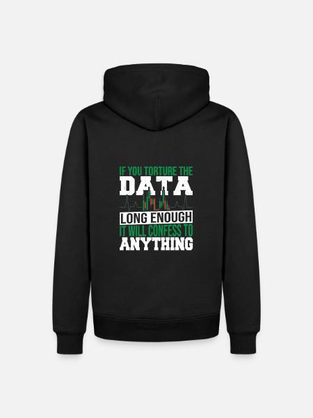 Datenanalyse Datenintegration Datenwissenschaft - Männer Premium Bio Hoodie - Schwarz