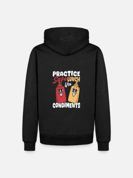 Spice Lunch Spices Sauce - Men’s Premium Organic Hoodie - black