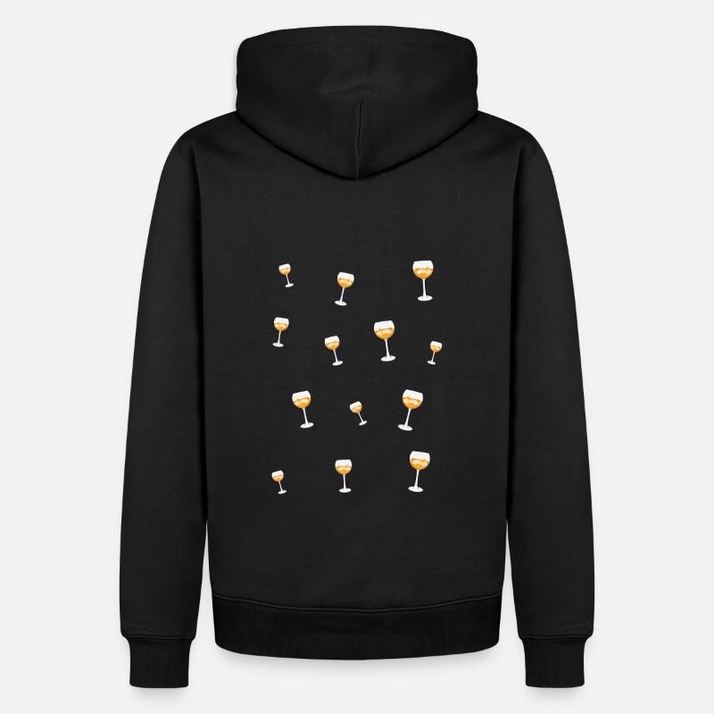 Halloechen Aperoelchen - Männer Premium Bio Hoodie - Schwarz