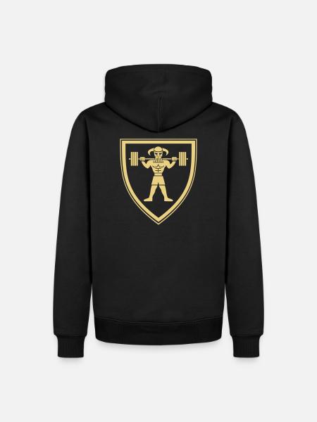 Viking Barbell training - Men’s Premium Organic Hoodie - black