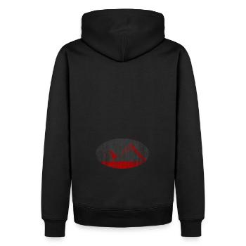 Pyramiden Gizeh - Männer Premium Bio Hoodie - Schwarz - Hinten - Nico (187cm)