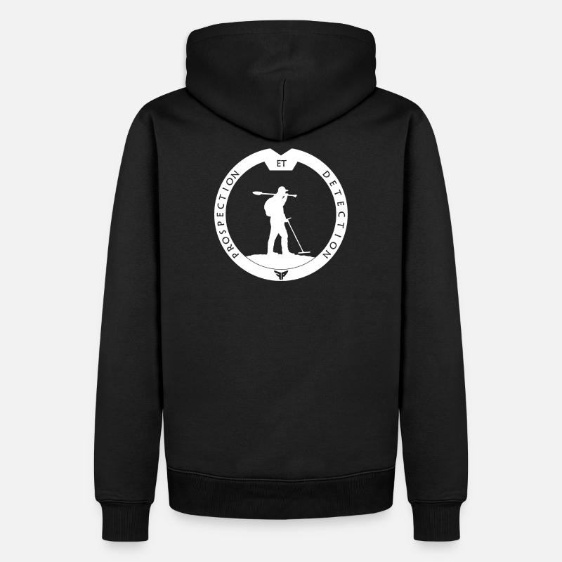 CD-Prospektion und Blc-Erkennung - Männer Premium Bio Hoodie - Schwarz