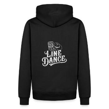 Line Dance Group Training My Dance Sport - Men’s Premium Organic Hoodie - black - Back - Nico (187cm)