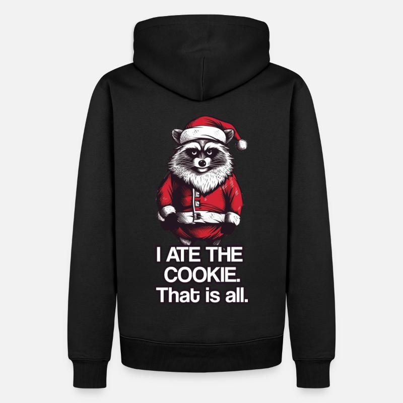 J’AI MANGÉ LE COOKIE - Sweat à capuche Premium bio Homme - noir