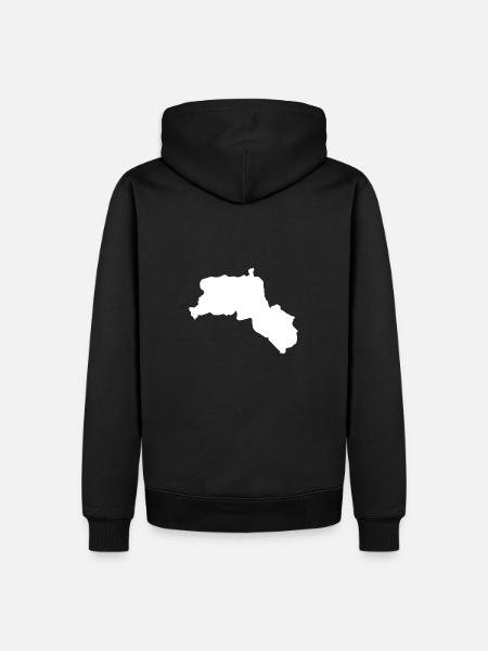 Kurdistan - Männer Premium Bio Hoodie - Schwarz