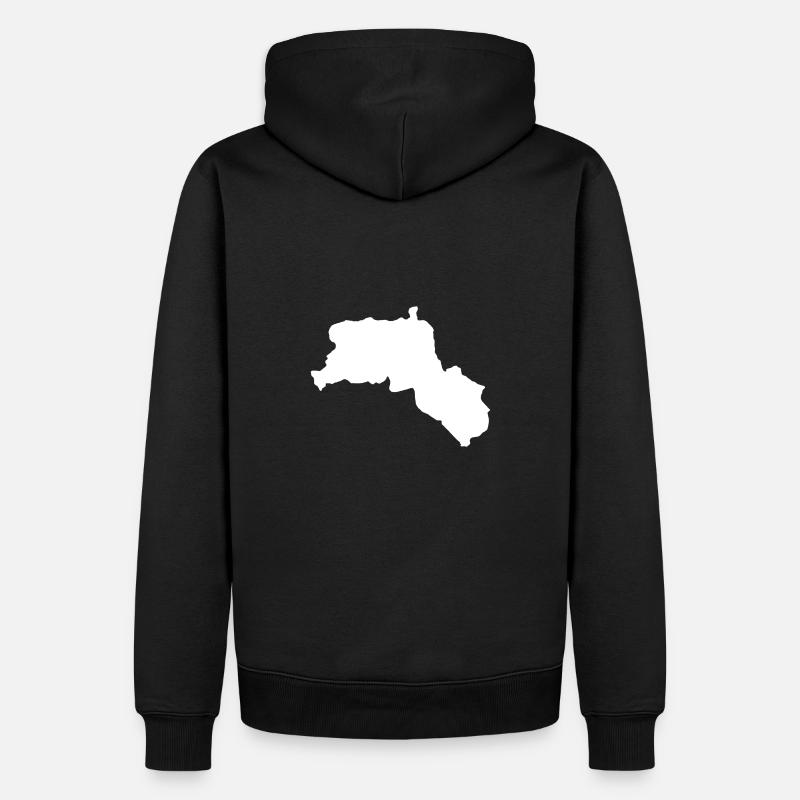 Kurdistan - Männer Premium Bio Hoodie - Schwarz