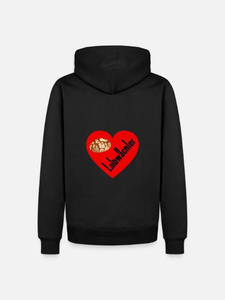 Ich bin ein super Laibwächter Brot Brotlaib - Männer Premium Bio Hoodie - Schwarz