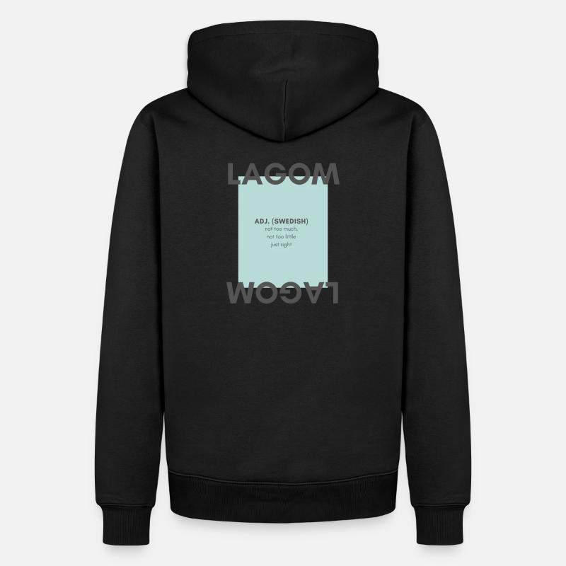 Rechts! - Männer Premium Bio Hoodie - undefined