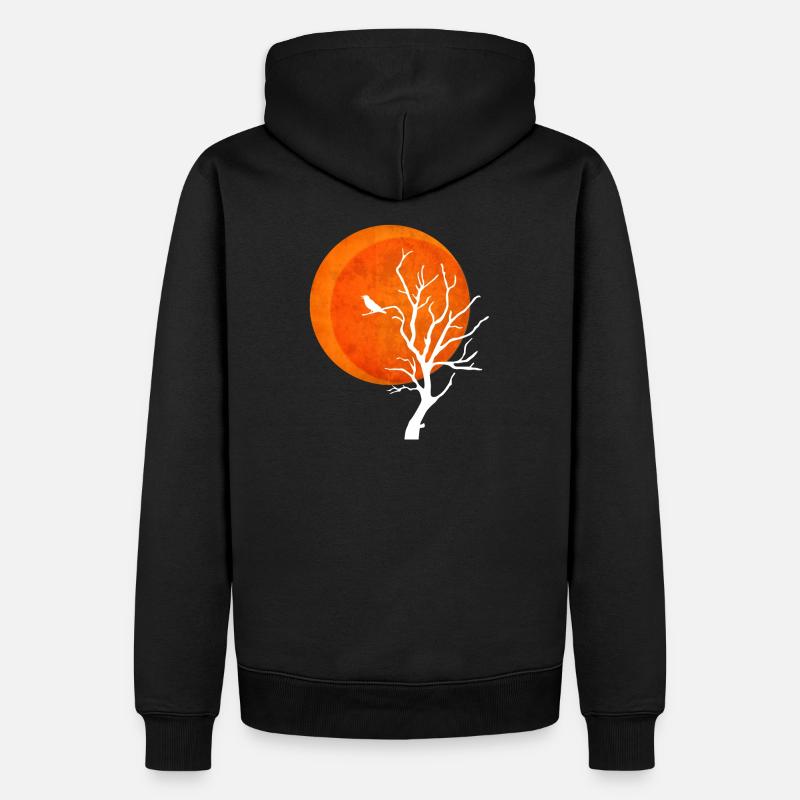 corbeaux - Sweat Ă capuche Premium bio Homme - noir