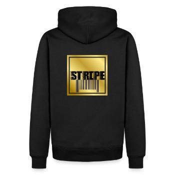 Jamais trop vieux pour l’or - Sweat à capuche Premium bio Homme - noir - Dos - Nico (187cm)
