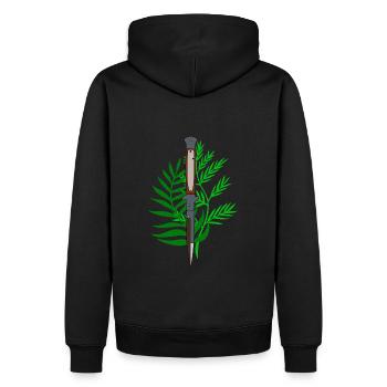 The Last of Us, Ellie's Knife - Men’s Premium Organic Hoodie - black - Back - Nico (187cm)