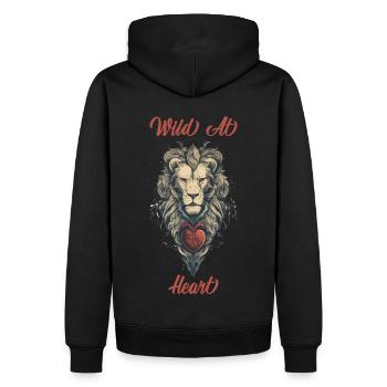 Wildlife Advocate - Men’s Premium Organic Hoodie - black - Back - Nico (187cm)