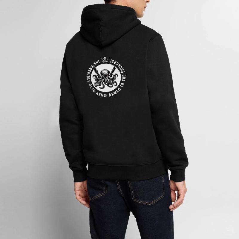 Blæk troværdigt bevæbnet Herre Premium økologisk hoodie