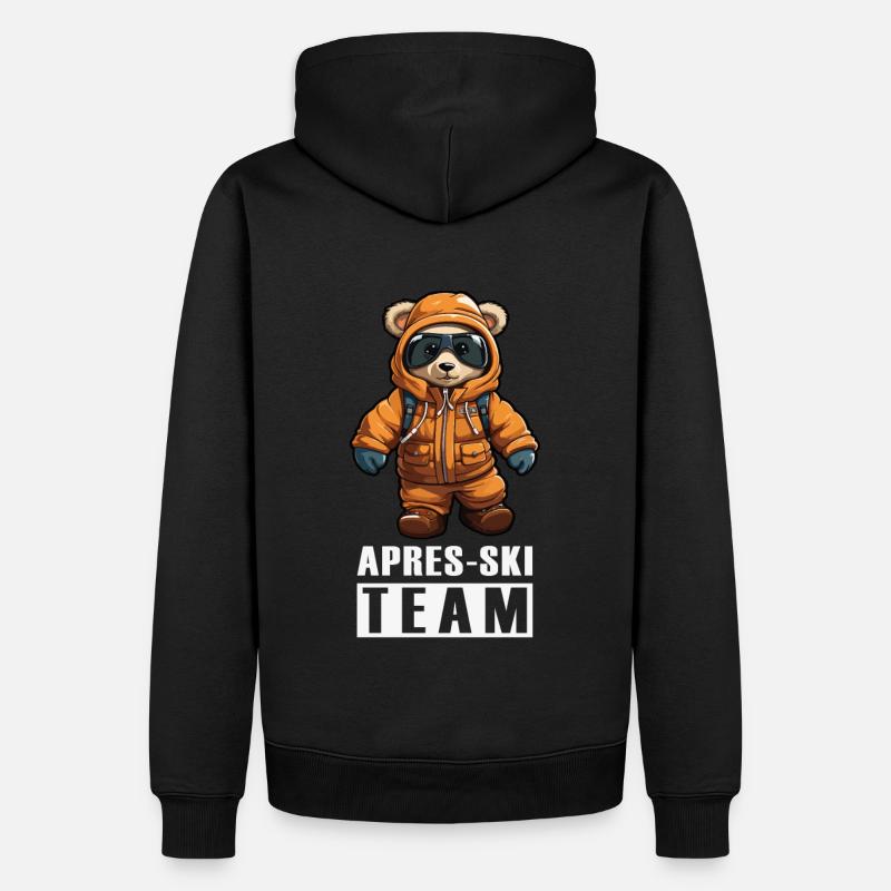Équipe après-ski Teddy - Sweat à capuche Premium bio Homme - noir