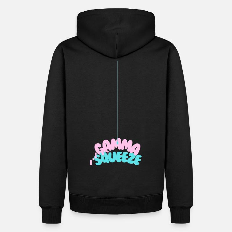 Compression gamma - Sweat à capuche Premium bio Homme - noir