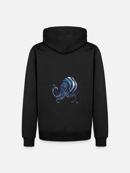 Madako - Sweat à capuche Premium bio Homme - noir