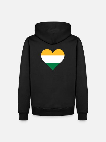 A heart for India - Men’s Premium Organic Hoodie - 