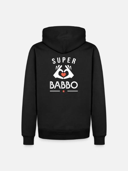 super babbo gift babbo - Men’s Premium Organic Hoodie - black