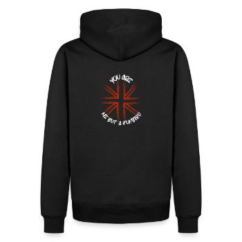 Tu es moi, mais un oiseau amusant - Sweat à capuche Premium bio Homme - noir - Dos - Nico (187cm)
