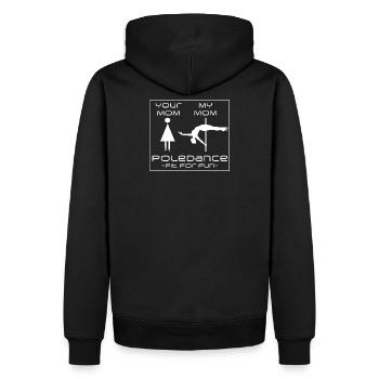 Pole Dance Mom Fun - Men’s Premium Organic Hoodie - black - Back - Nico (187cm)