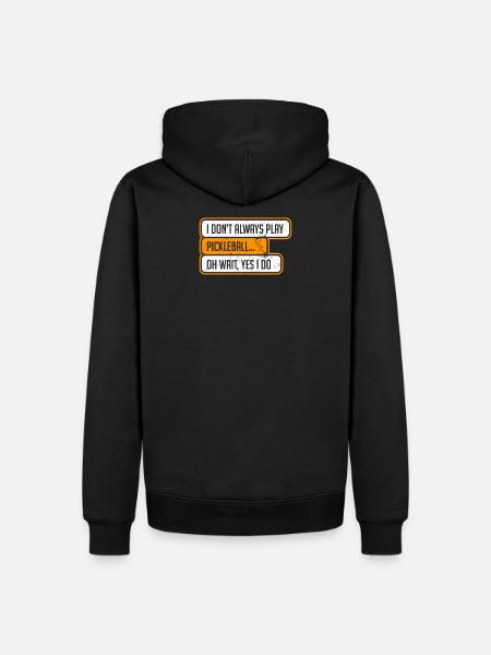 Pickleball Pickleball - Sweat à capuche Premium bio Homme - noir