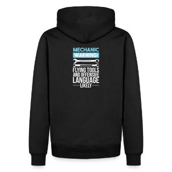 Auto mechanic car auto mechanic gift - Men’s Premium Organic Hoodie - black - Back - Nico (187cm)