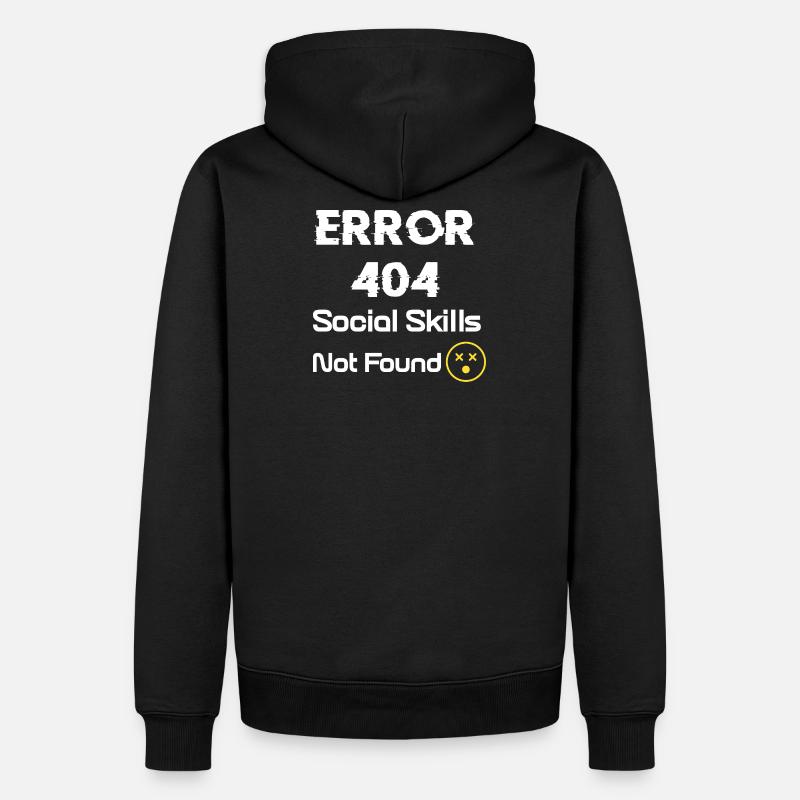 Sozialkompetenz - Männer Premium Bio Hoodie - Schwarz